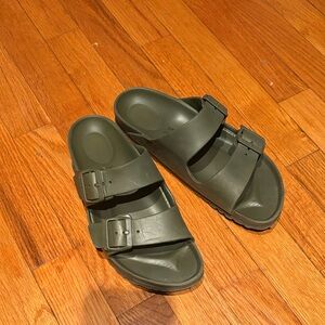 Birkenstock Khaki AVA Sandals 38